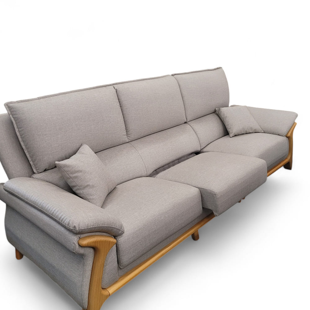 L7199布紋皮L型沙發