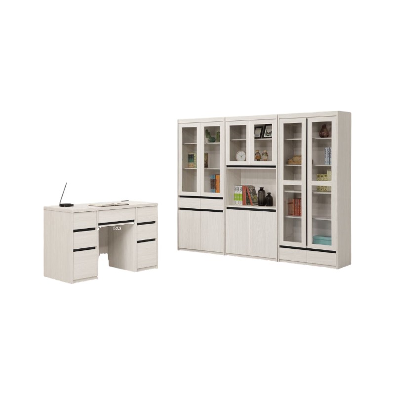 2025 煙波白榆木書桌櫃組 p925